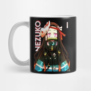 Nezuko Demon Slayer Vector Art Mug